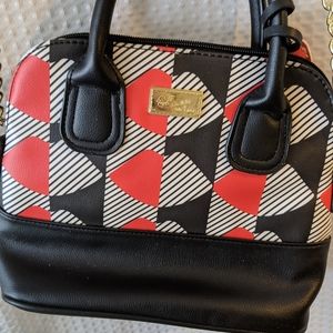 Black and red Betsy Johnson bag EUC